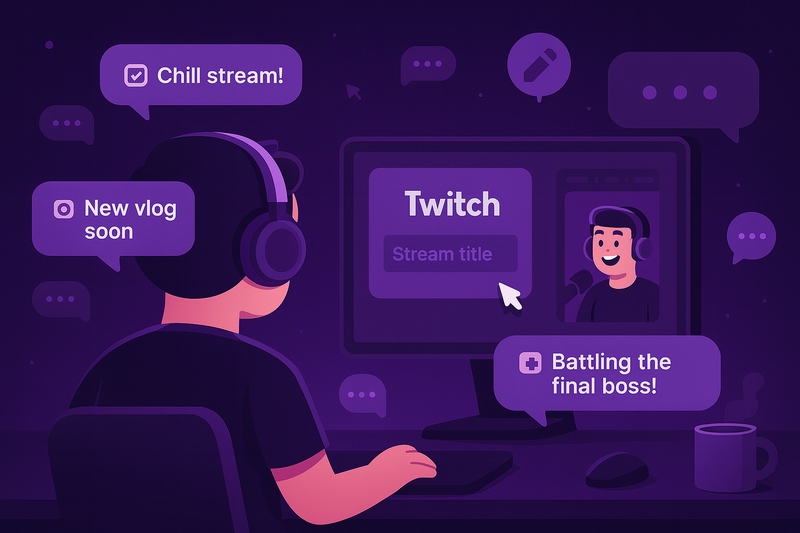 Die besten Twitch-Titel 2025: Tipps, Beispiele & Strategien für mehr Zuschauer