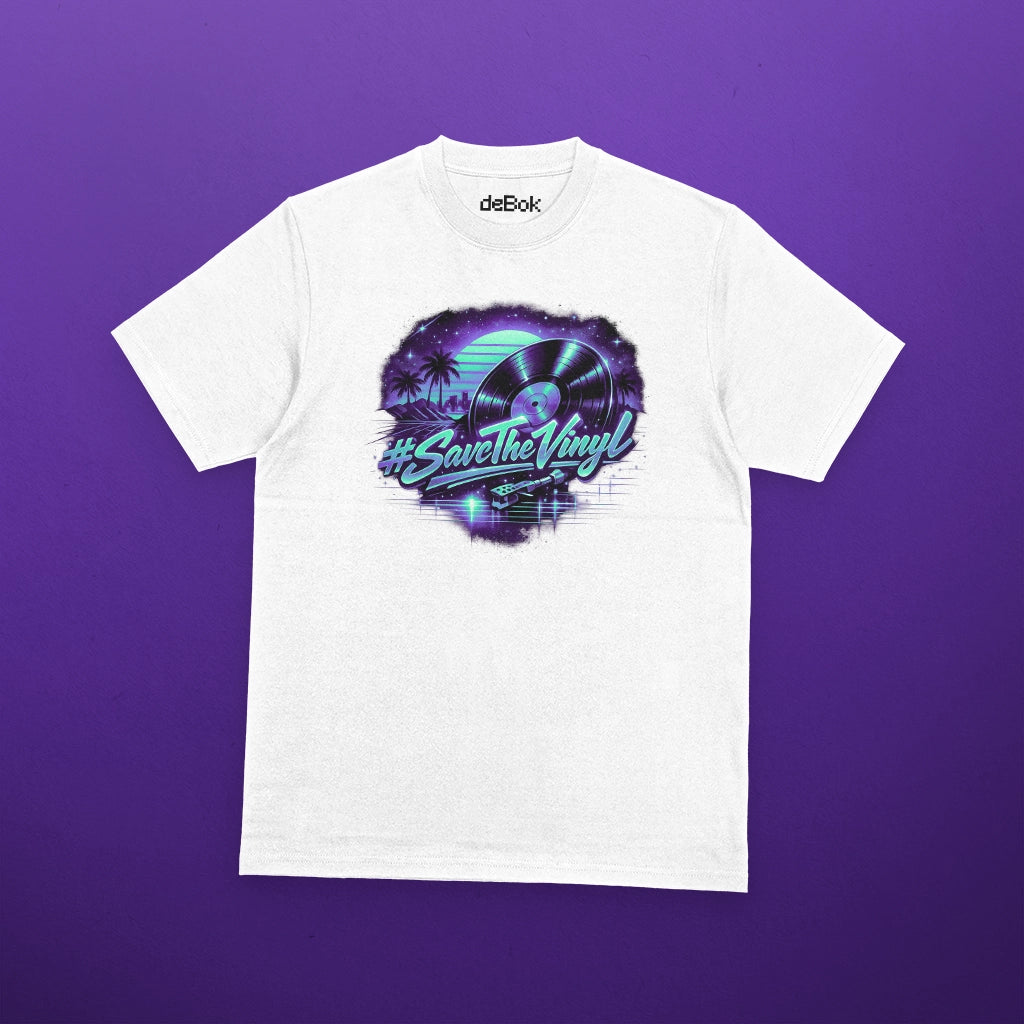 deBok - #SaveTheVinyl Blue - T-Shirt