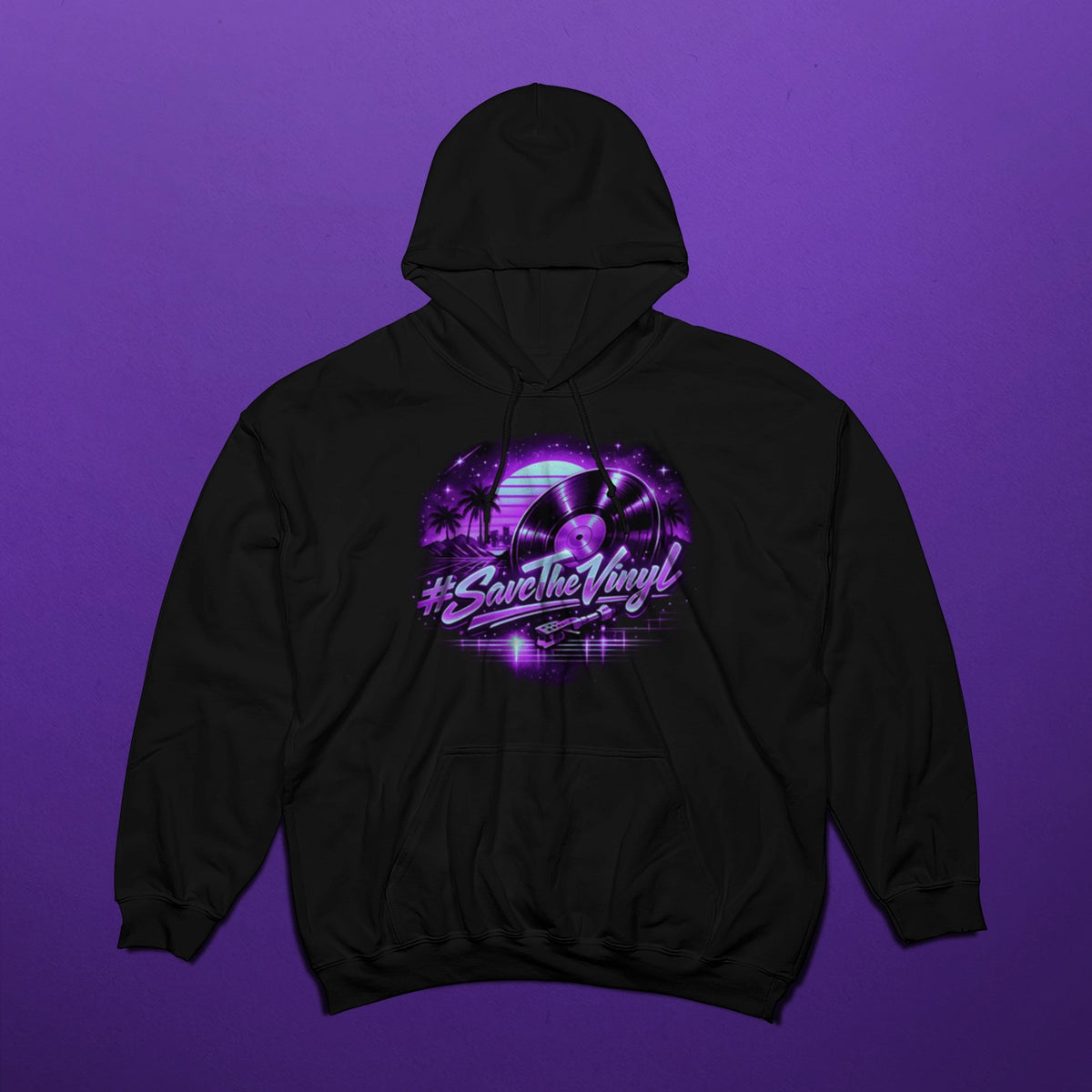 deBok - #SaveTheVinyl Purple - Hoodie