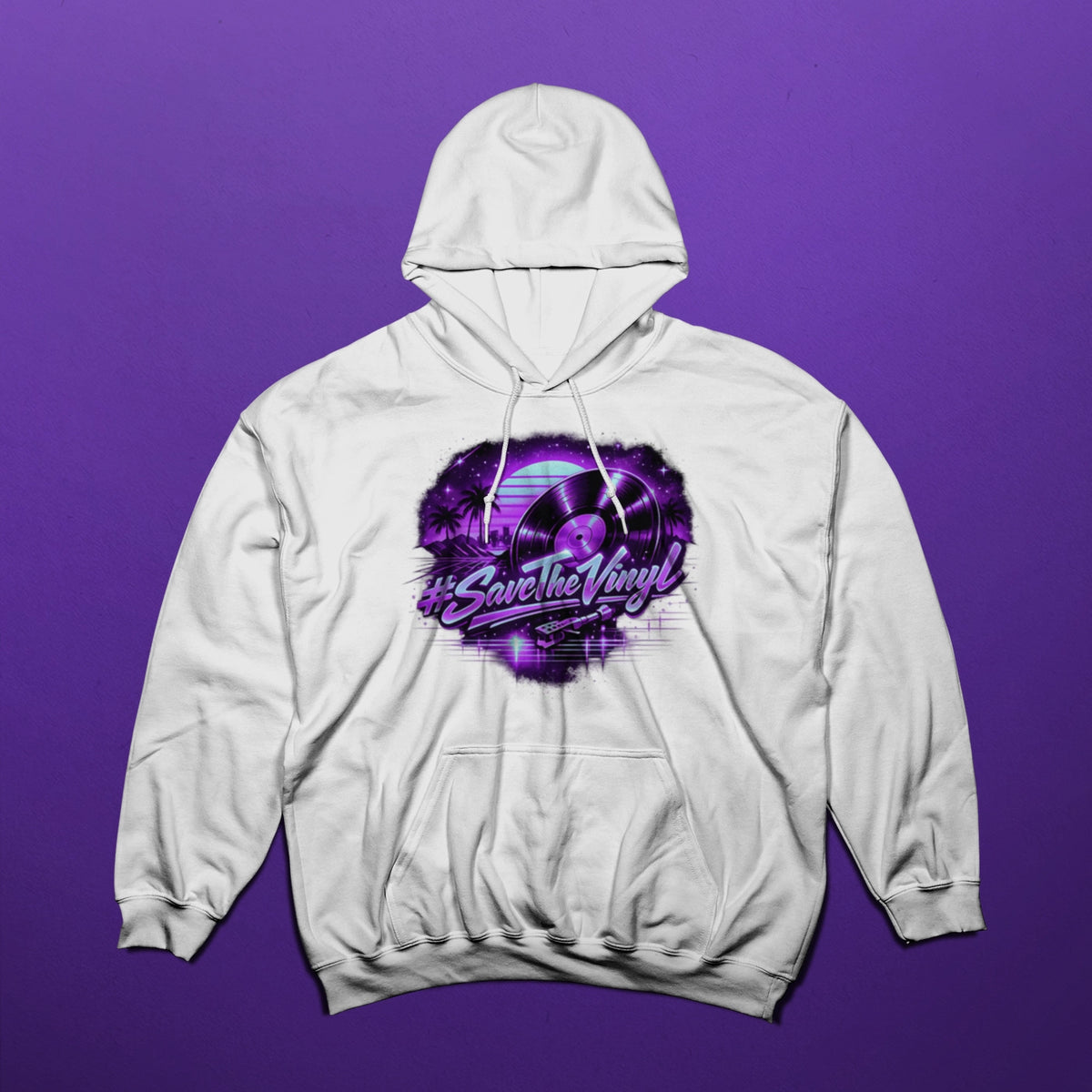 deBok - #SaveTheVinyl Purple - Hoodie