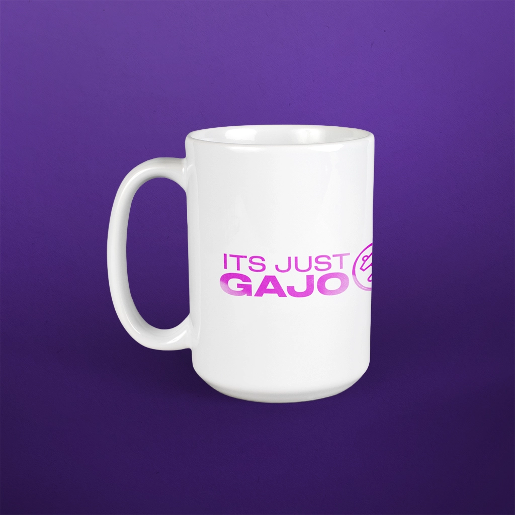 ITS_JUST_GAJO - Text Logo - Tasse