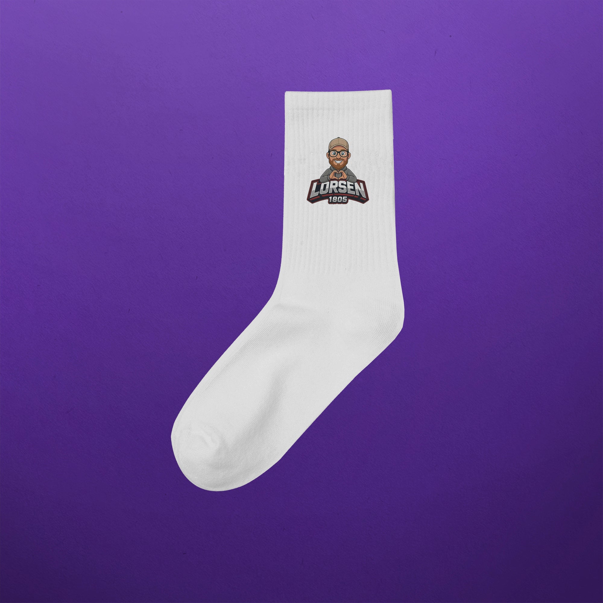 Lorsen_1805 - Logo - Tennis Socken
