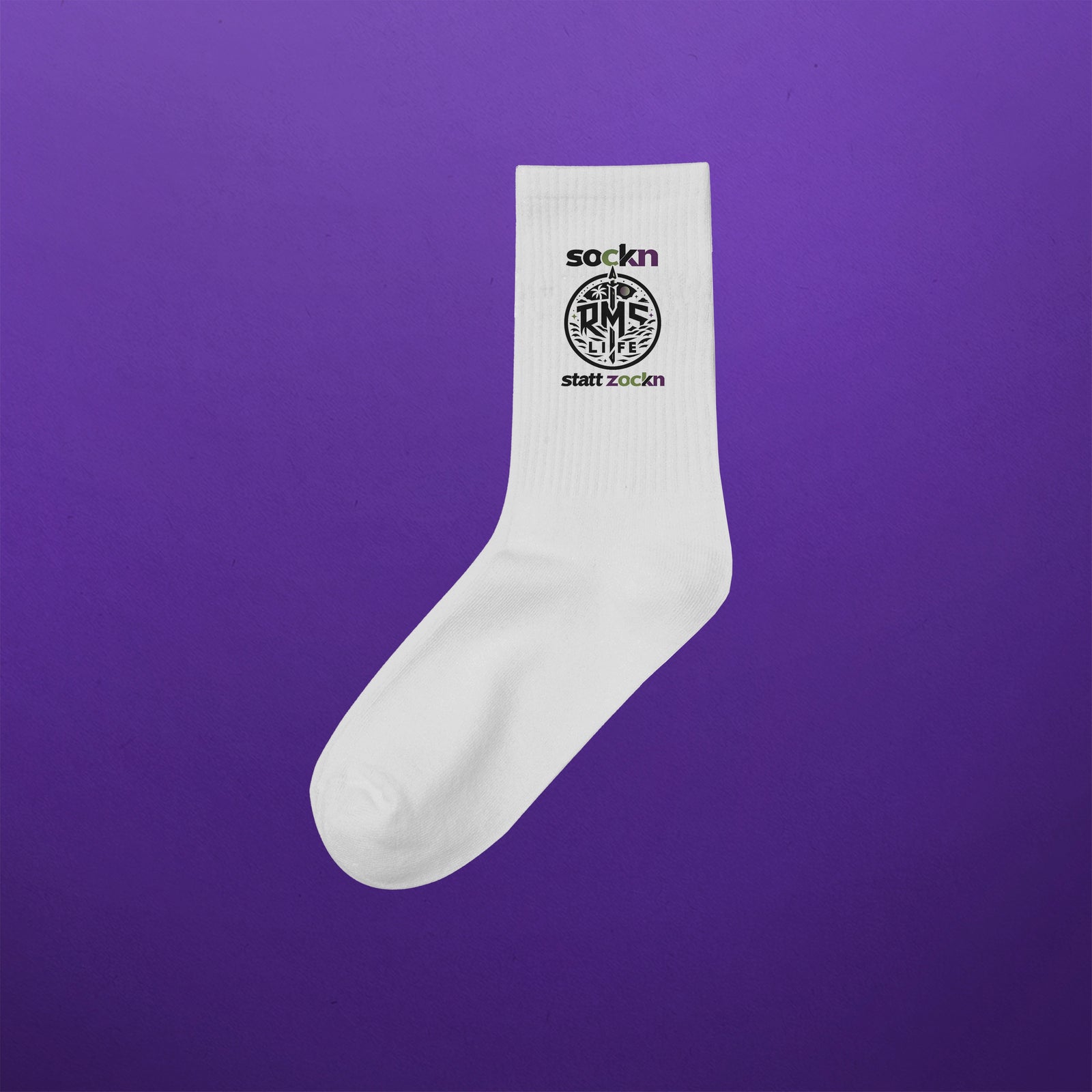 RMS_DJ - Logo - Tennis Socken