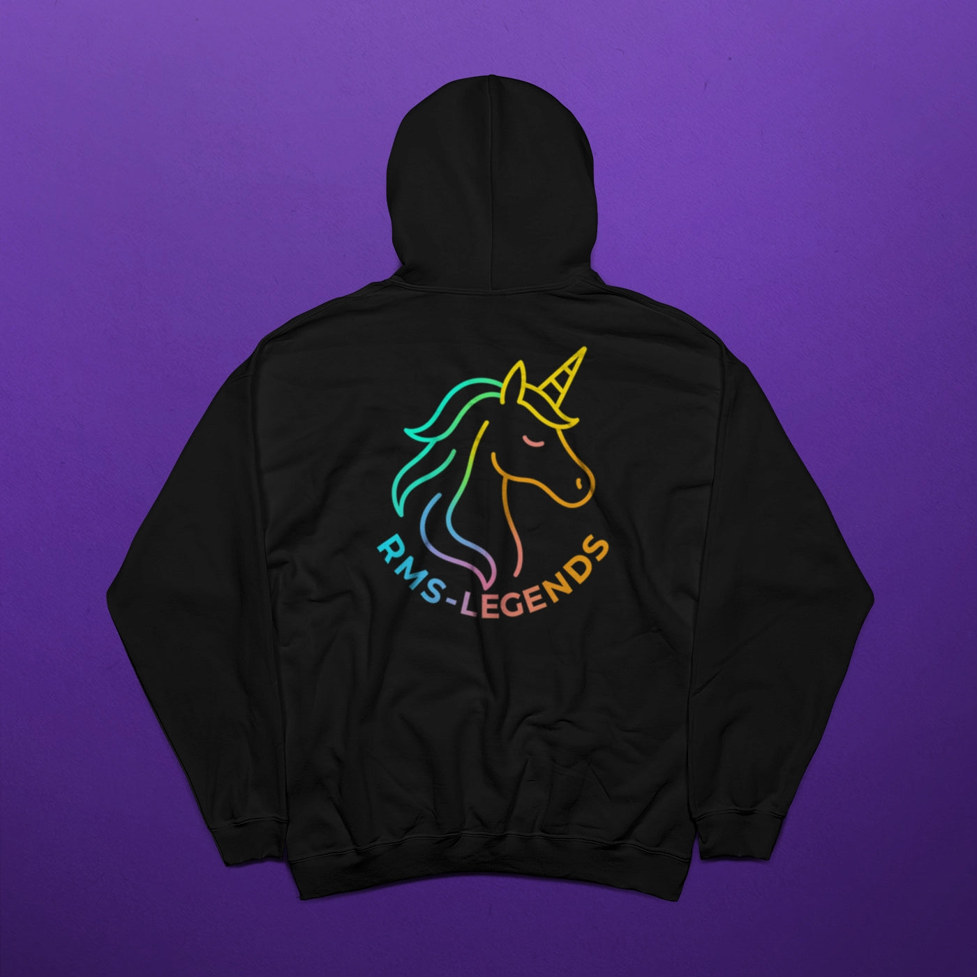 RMS_DJ - Unicorn Logo - Hoodie