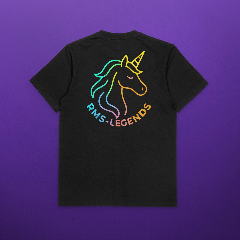 RMS_DJ - Unicorn Logo - T-Shirt
