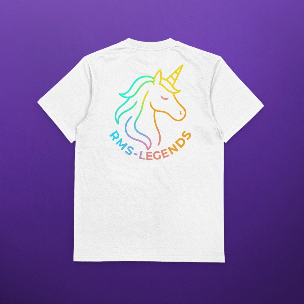 RMS_DJ - Unicorn Logo - T-Shirt